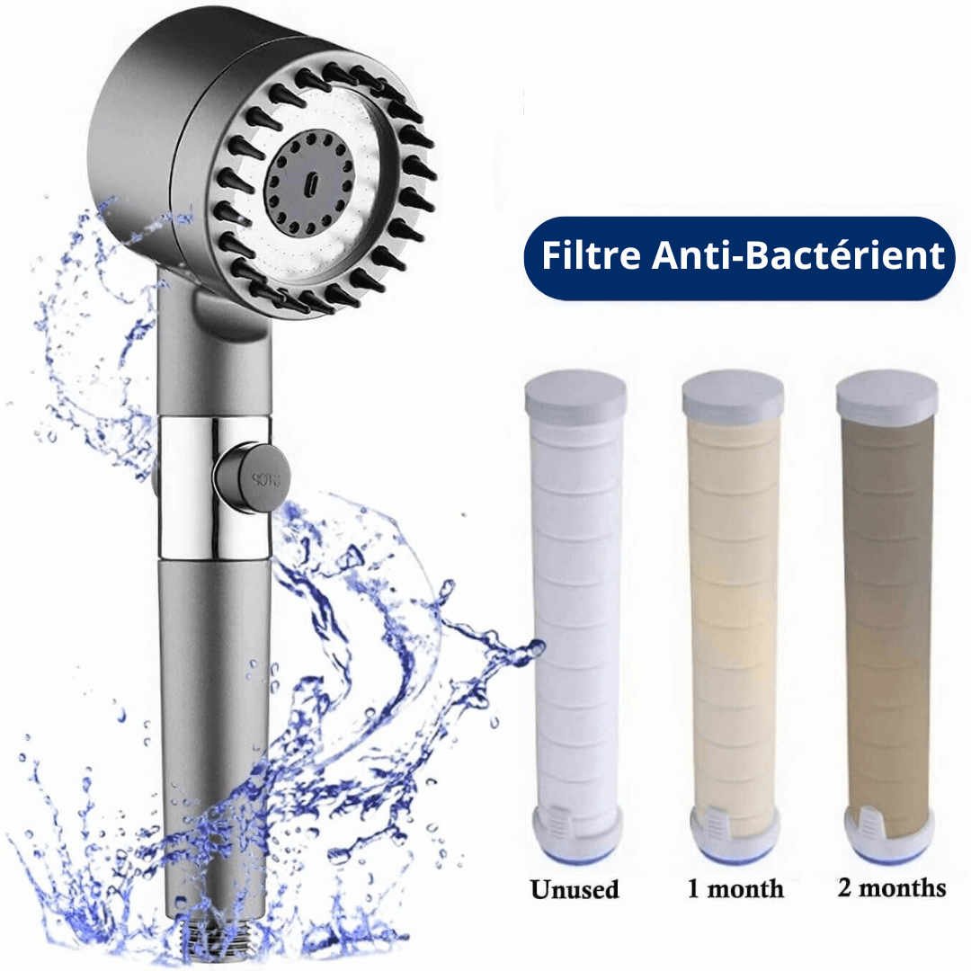 POMMEAU POUR DOUCHE 4-EN-1