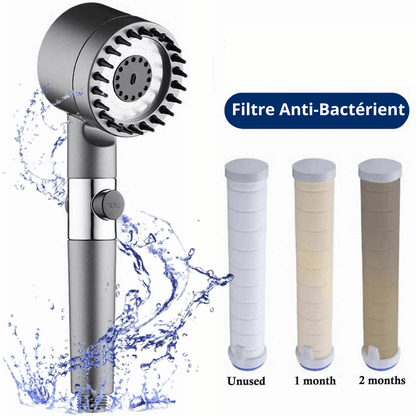 POMMEAU POUR DOUCHE 4-EN-1