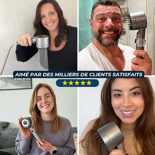 POMMEAU POUR DOUCHE 4-EN-1